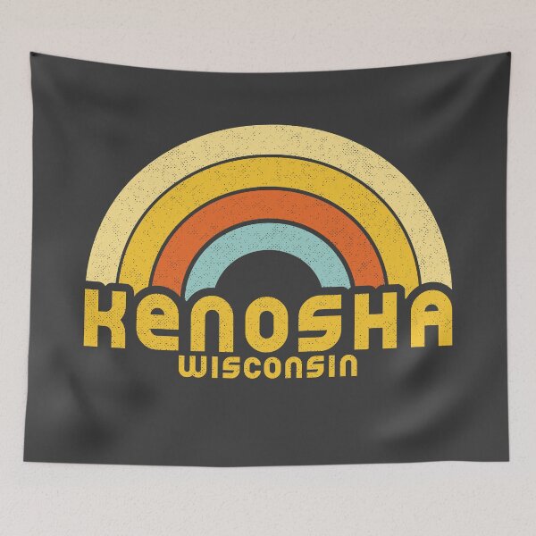 Aperçu de l'œuvre Retro Kenosha Wisconsin créée et vendue par dk80.