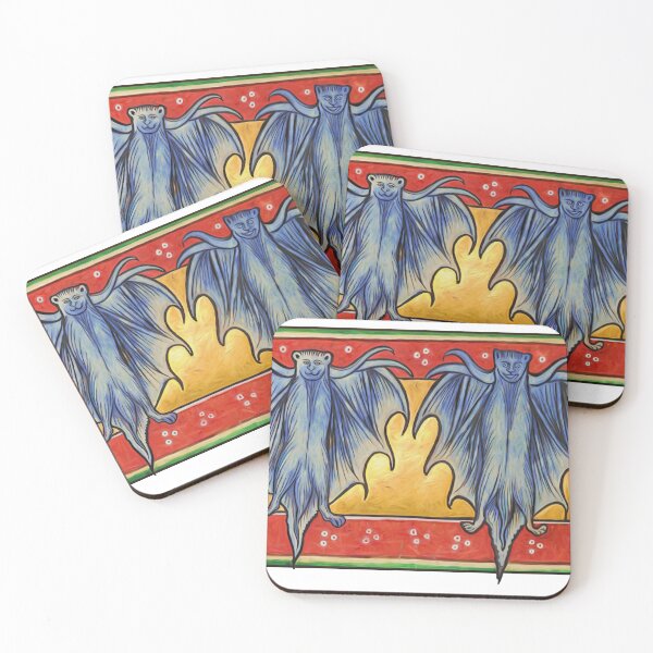Item preview, Medieval Bats from the Workshop Bestiary circa 1185 designed and sold by ebrawne.