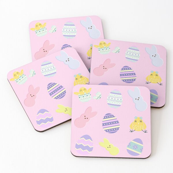Item preview, Easter Eggs, Bunnies, and Chicks - Pink designed and sold by Littlebop.