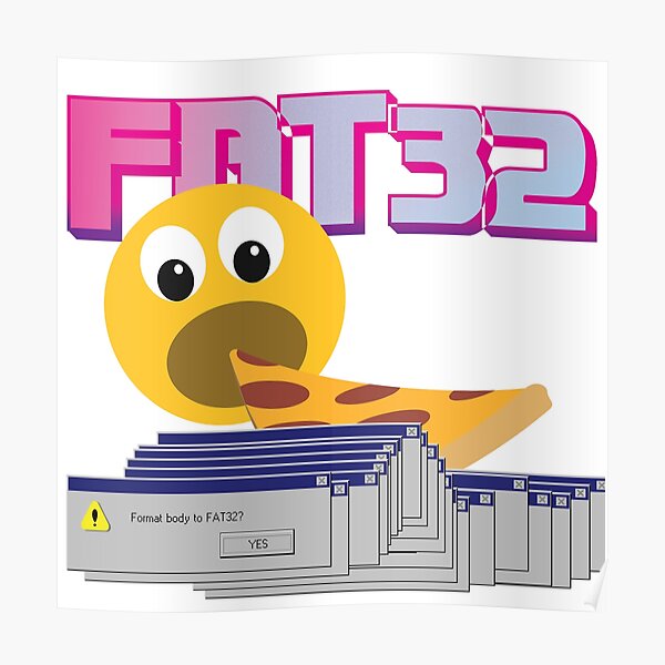 8ts Fat Pizza Poster