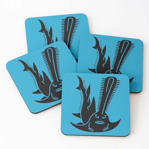 Item preview, Freshwater Sawfish Australian Ocean Animal Silhouette designed and sold by BOLD-Australia.