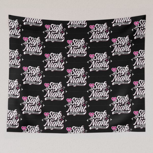 Item preview, Feel Safe At Night Sleep With A Nurse designed and sold by 24shopz.