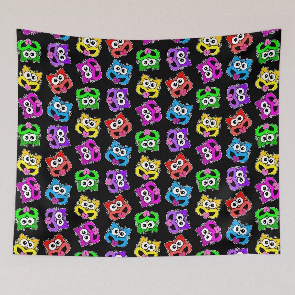 Item preview, Cute Rainbow Taniwha - clock ft. Te Reo Maori Numbers designed and sold by Adrienne Body.