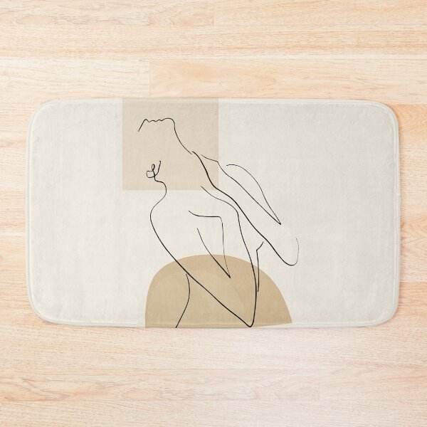 Item preview, Abstract - Minimal Women Body Line art - Elegant - Modern Art - Transparent Background designed and sold by Cozy-Dreams.