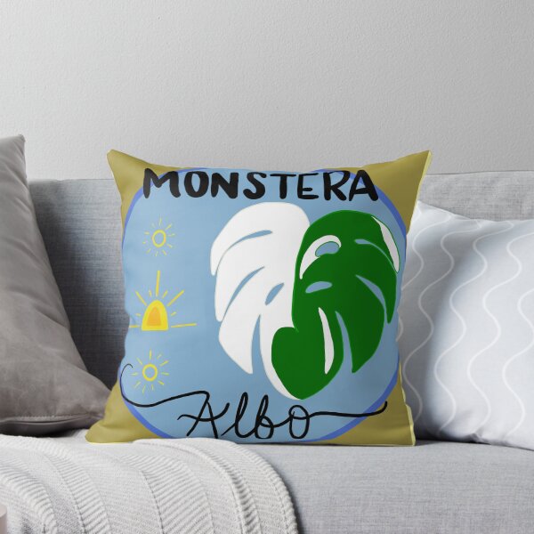 Item preview, Monstera Albo Houseplant Print designed and sold by VibrantByNature.