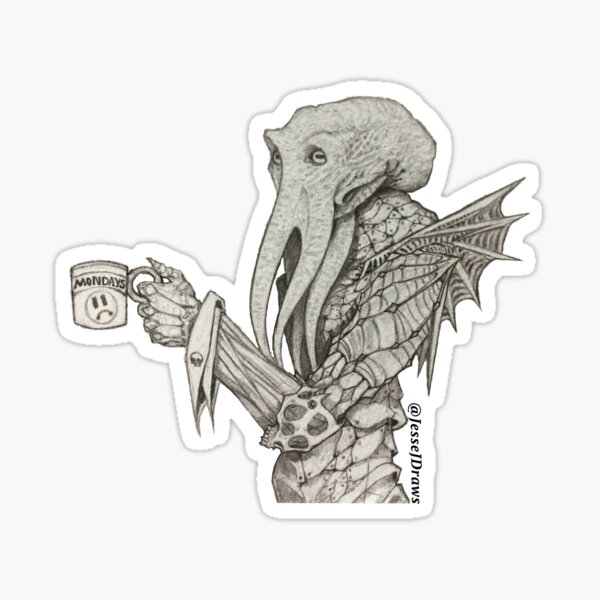 Item preview, Mindflayer de la gestion intermédiaire. designed and sold by Jesse Joseph.