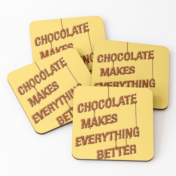 Item preview, Chocolate makes  everything better words designe designed and sold by Fashionlover14.