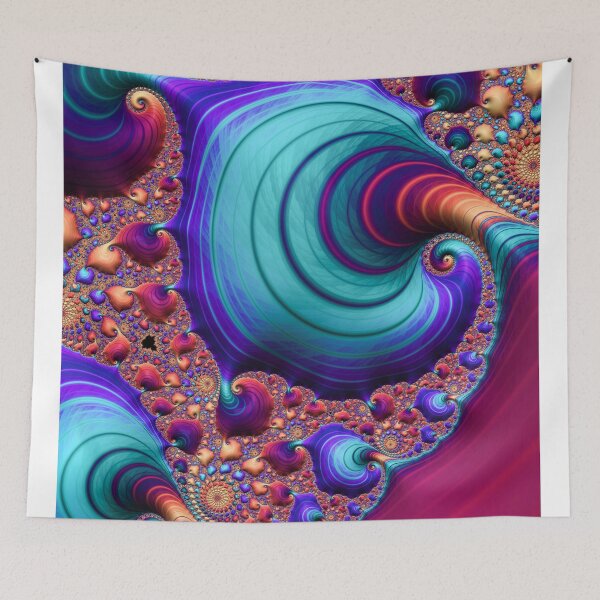 Item preview, Blue, red and purple abstract art designed and sold by Manpreet Sokhi.