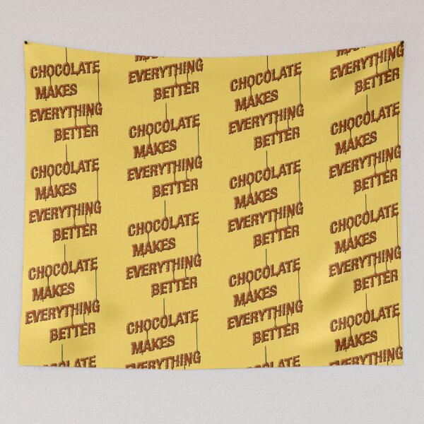 Item preview, Chocolate makes  everything better words designe designed and sold by Fashionlover14.