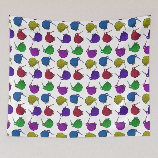 Item preview, Rainbow Kiwi - on white designed and sold by Adrienne Body.