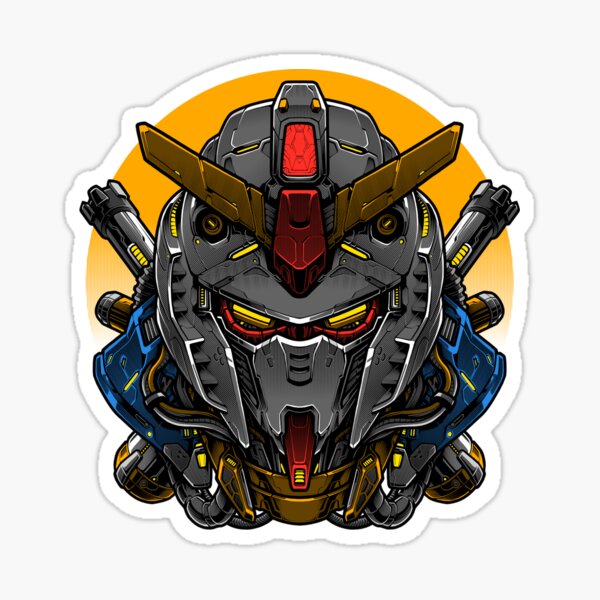 Rx 78 Mecha Sticker