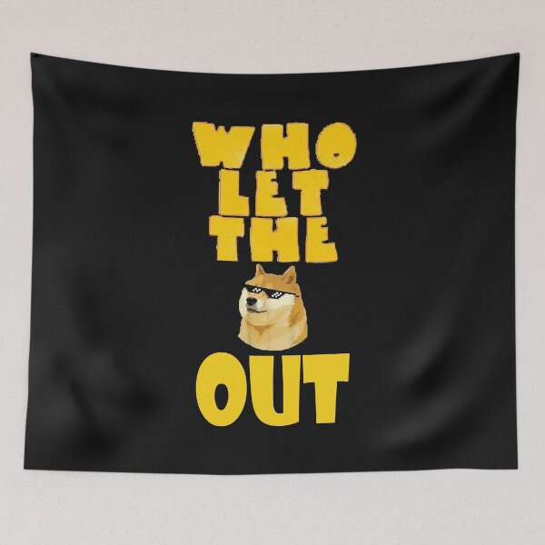 Item preview, who let the doge out Classic T-Shirt designed and sold by Lukifo-Mission.