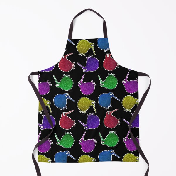 Item preview, Rainbow Kiwi - on black designed and sold by Adrienne Body.