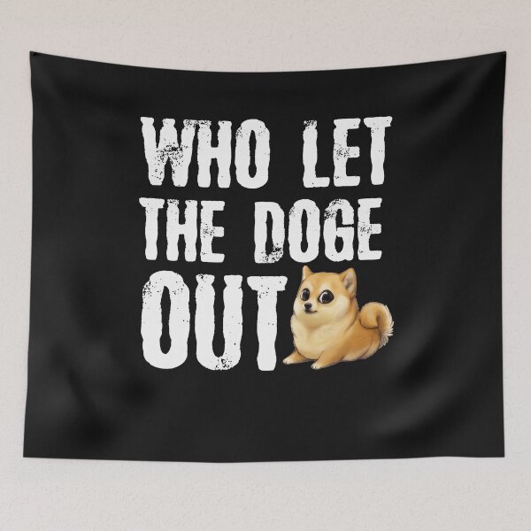 Item preview, Who Let The Doge Out Essential T-Shirt designed and sold by Lukifo-Mission.