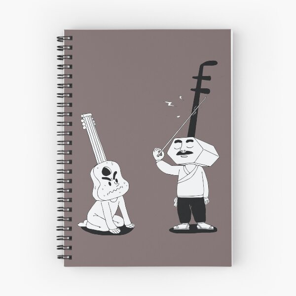 Item preview, violin and guitar fantasy cartoon designed and sold by iTrending.