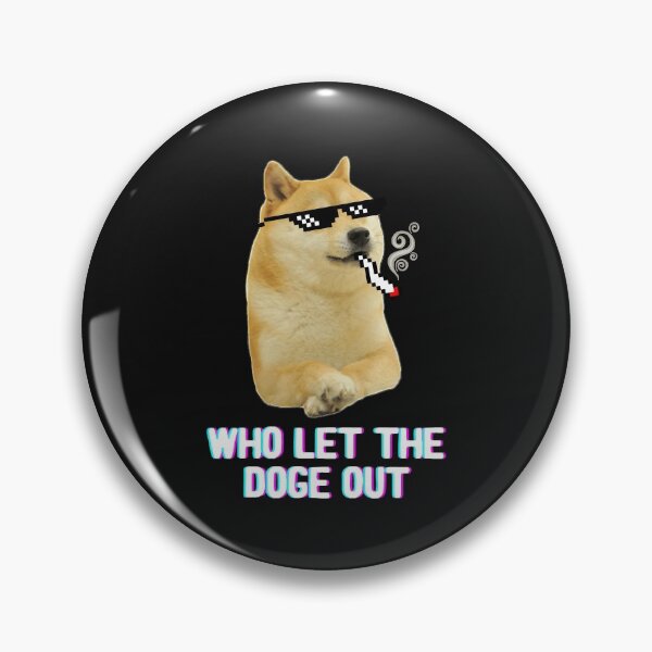 Artikelvorschau, Who Let The Doge Out Funny Dogecoin Cryptocurrency Saying Essential T-Shirt entworfen und verkauft von Lukifo-Mission.