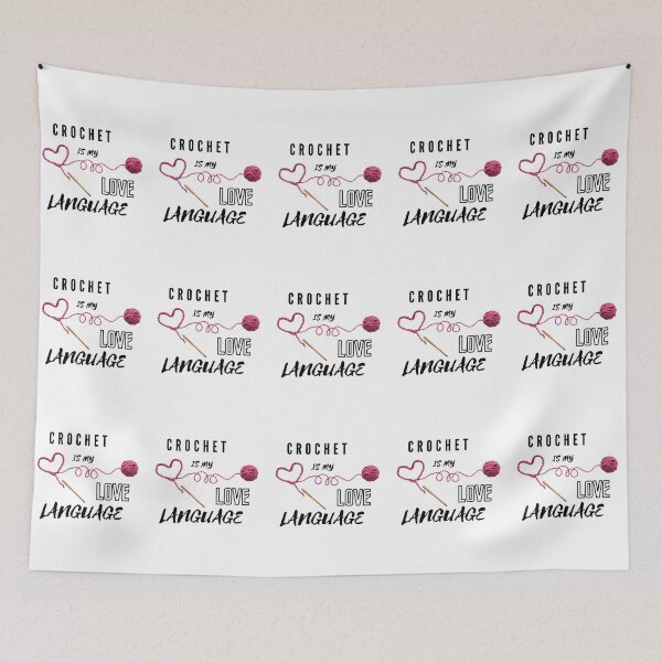 Item preview, Crochet is My Love Language designed and sold by AMDesignsNYC.