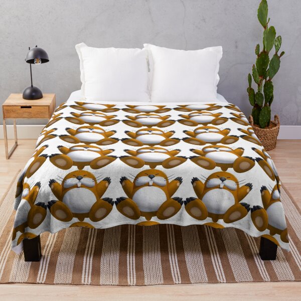 Monty Mole Throw Blanket