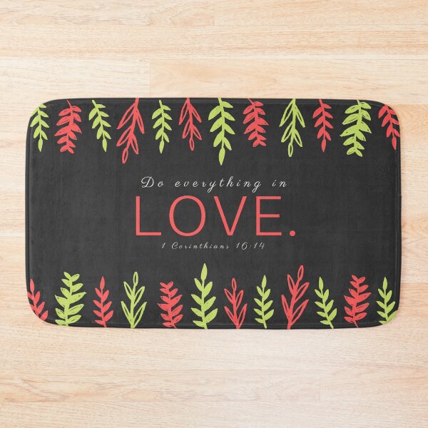 Item preview, Do Everything in Love - Gray with leaves designed and sold by Yesido.