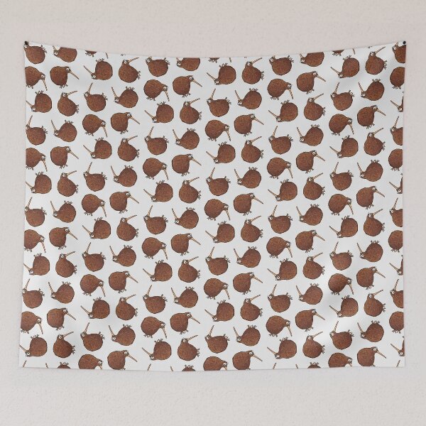Item preview, Cutest Kiwi - clock ft. Te Reo Maori numbers designed and sold by Adrienne Body.