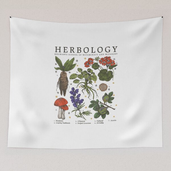 Item preview, Herbology Plants designed and sold by birdmorrison.