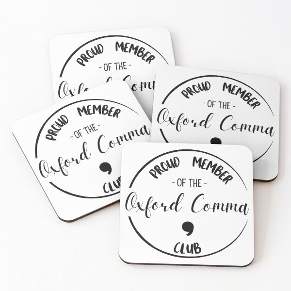 Item preview, Oxford Comma | Oxford Comma Fan | Grammar Lover Gift | Grammar Gift designed and sold by Presto Prints Design.