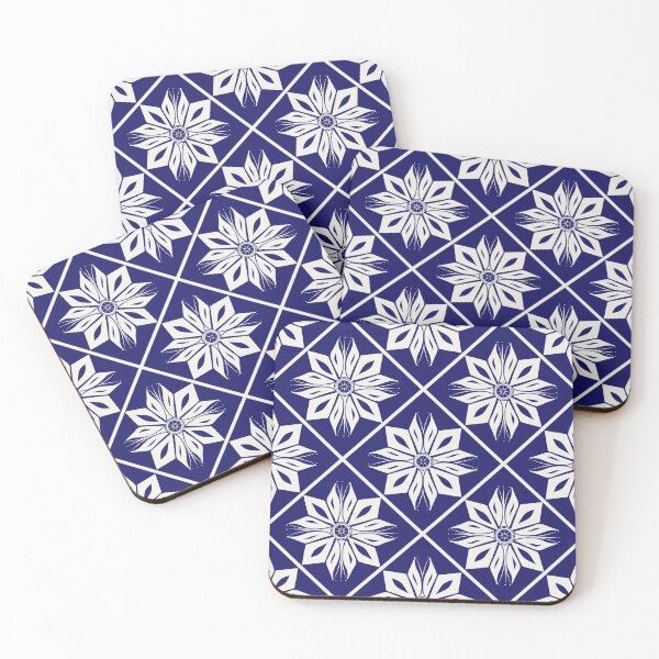 Item preview, Geometric pattern on a navy background designed and sold by Chamaiporn Pangtorn.