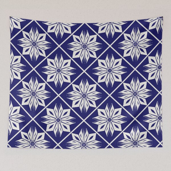 Item preview, Geometric pattern on a navy background designed and sold by Chamaiporn Pangtorn.