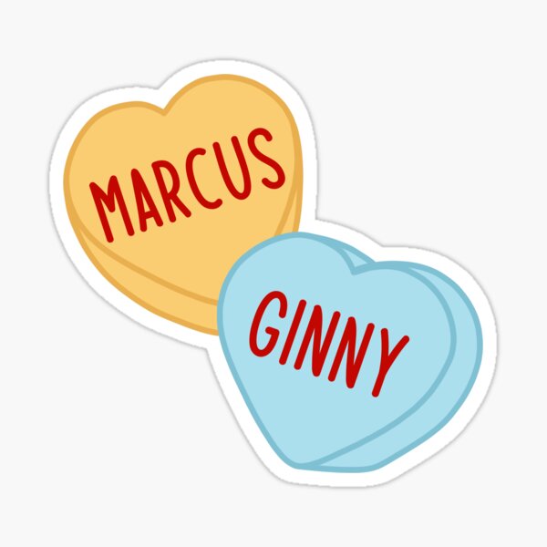 Item preview, Ginny & Marcus Candy Hearts designed and sold by jesimink.