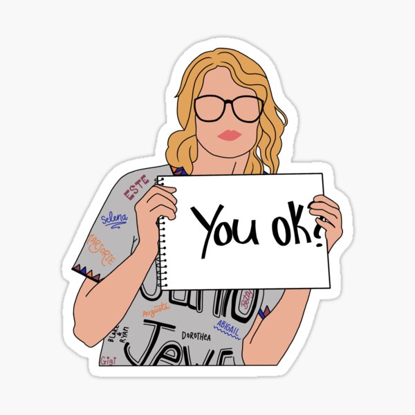 You Belong With Me Sign Sticker