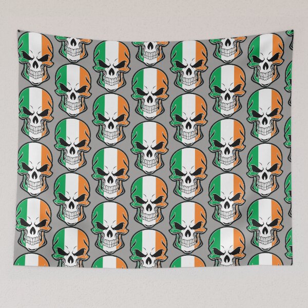 Item preview, irish skull art designed and sold by rhiannakilback.