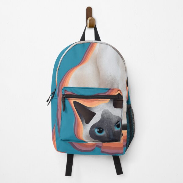 Item preview, Siamese cat with blue eyes design  designed and sold by unepommedeterre.