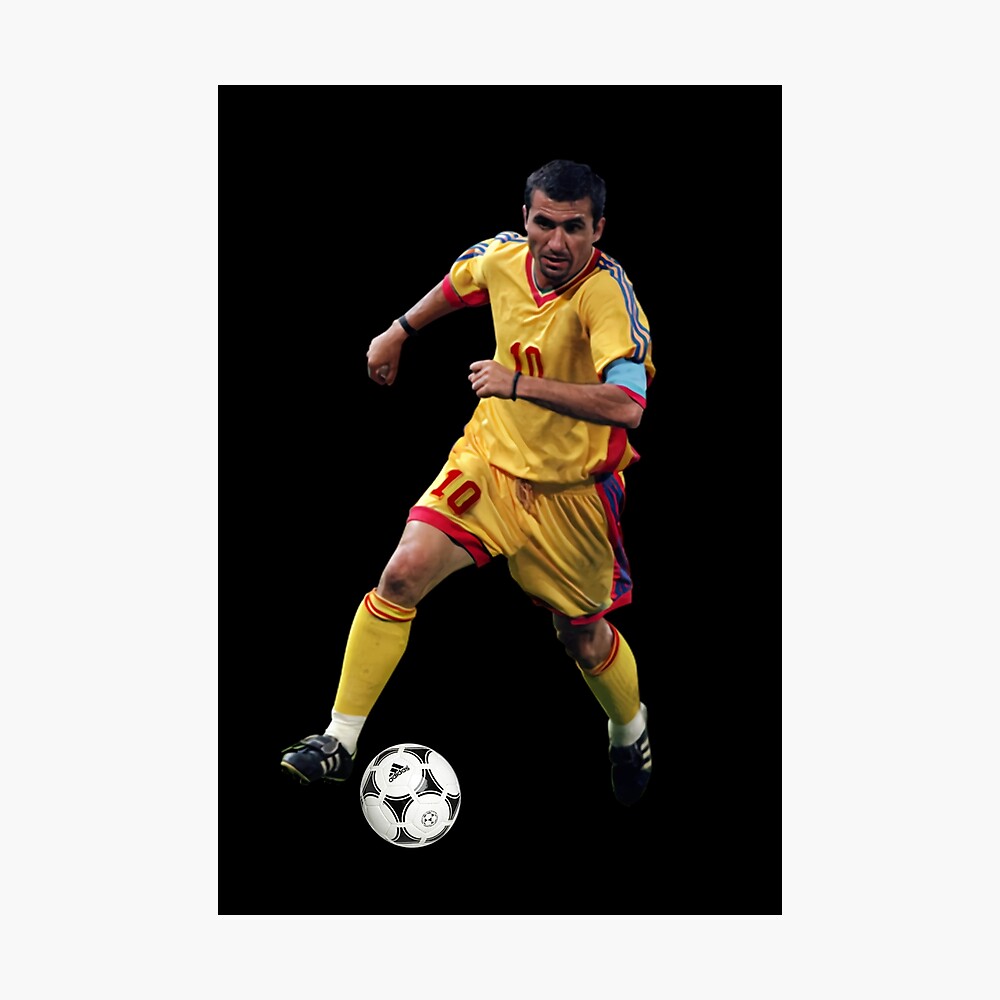 Gheorghe Hagi Golden Foot Romania Goat ' Poster for Sale by fomodesigns