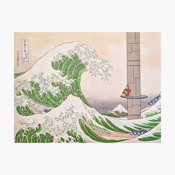wave radioactive the goggles do nothing Photographic Print