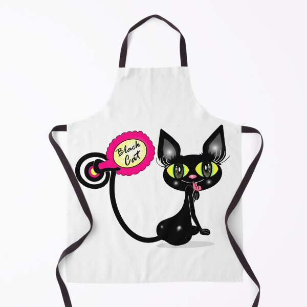 Item preview, Charming black cat designed and sold by Shirley cute art .