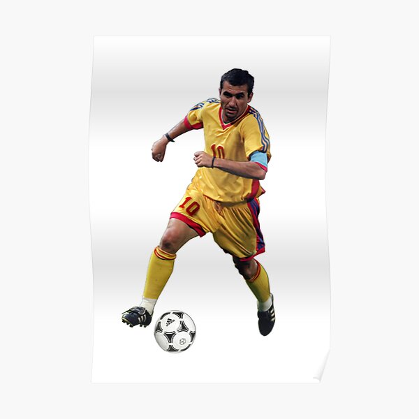 Gheorghe Hagi Golden Foot Romania Goat  Poster for Sale by fomodesigns