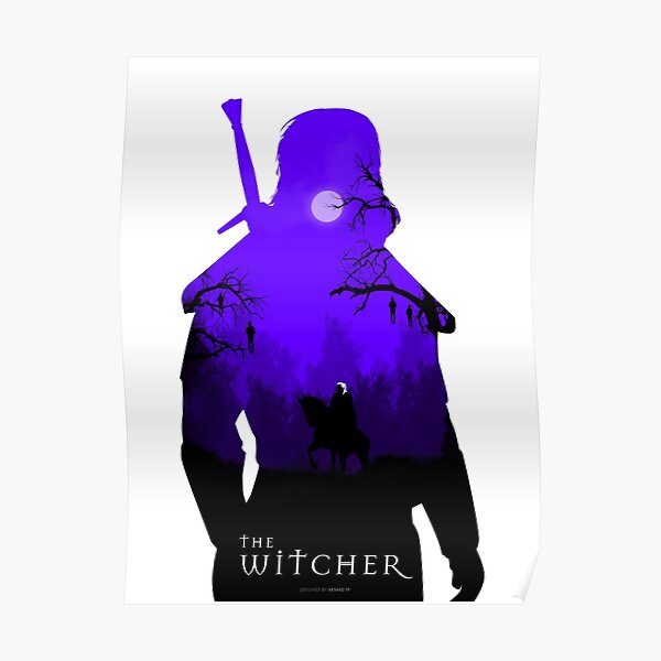 L'affiche minimaliste de The Witcher Poster