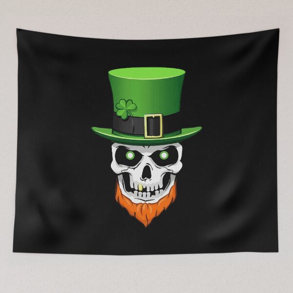 Item preview, irish skull artwork designed and sold by rhiannakilback.