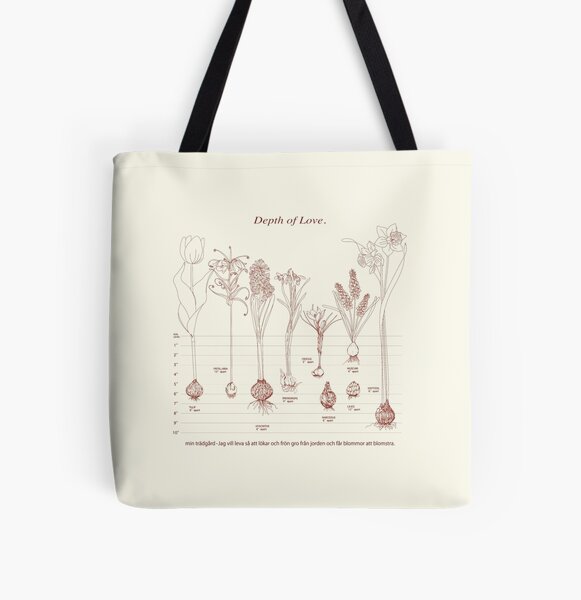 Gardening All Over Print Tote Bag