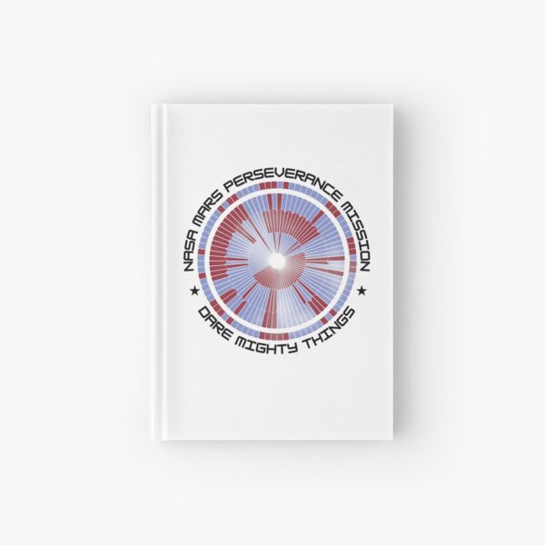 Mars Perseverance Parachute Hidden Message Dare Mighty Things Hardcover Journal