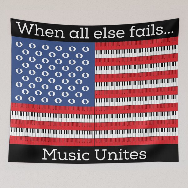 Item preview, When All Else Fails, Music Unites, American Flag Piano designed and sold by Mothe3rd.