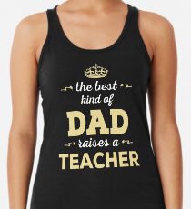 Camiseta con espalda nadadora El mejor tipo de papá plantea un maestro. Regalo del día del padre para papá