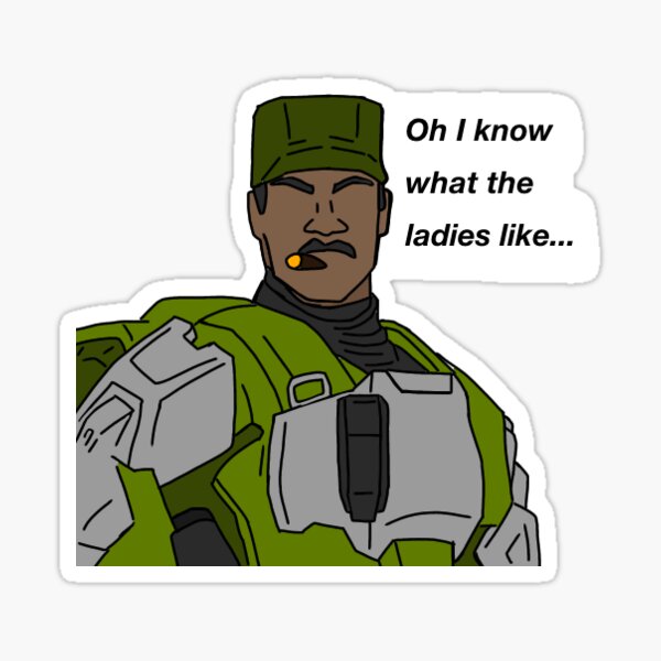 Sgt Johnson cigar Sticker