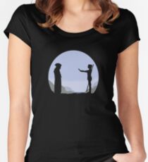 Meeting Luke - Minimal Women's Fitted Scoop T-Shirt