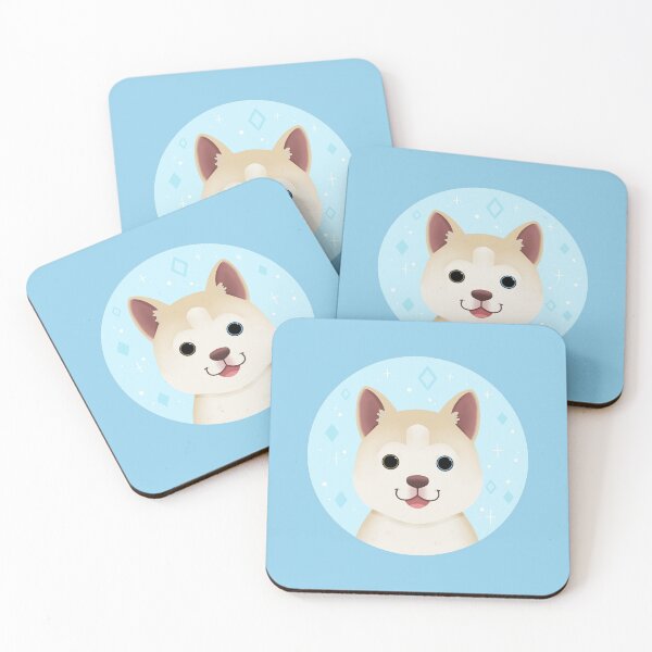 Item preview, Cute husky portrait  designed and sold by KTJoh.