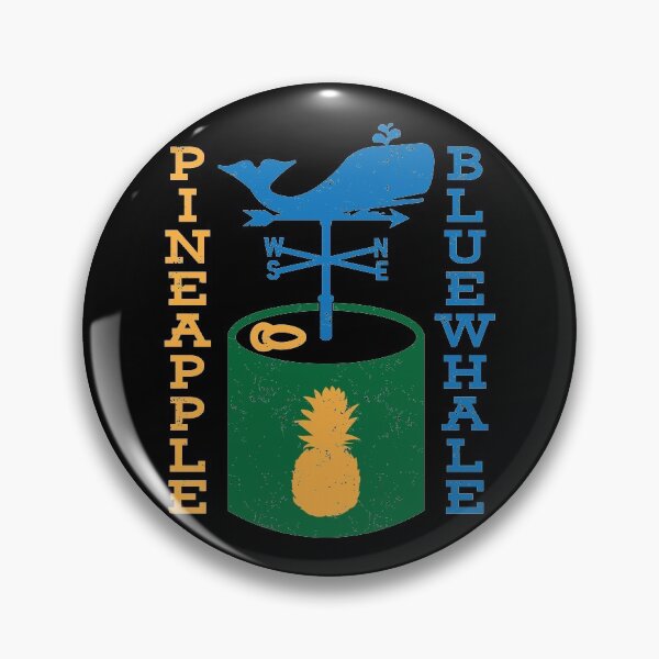 Item preview, Pineapple Bluewhale | Sea Creatures And Fruit designed and sold by GravitiTees.