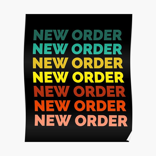 New Order Low Life Poster By Runtrarayman Redbubble