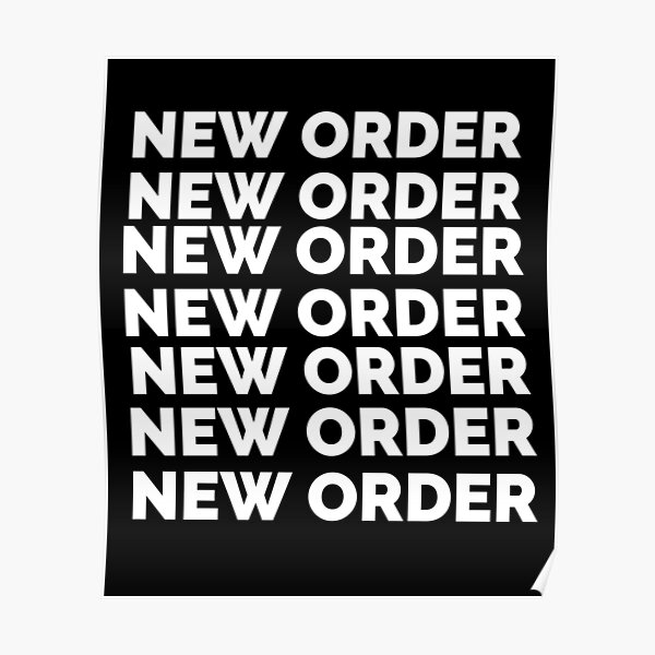 New Order Low Life Poster By Runtrarayman Redbubble