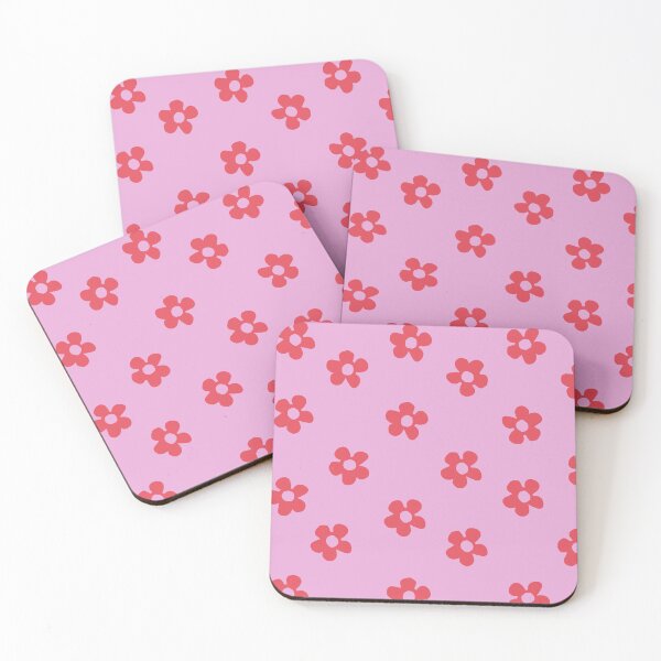 Item preview, Red and Pink Chunky Floral Pattern designed and sold by pacificdesign.