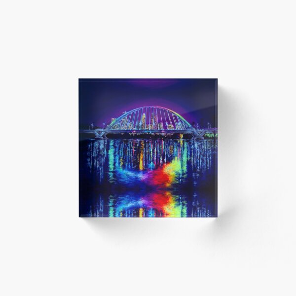 Item preview, Fluorescent Skyline designed and sold by Blacklightqueen.